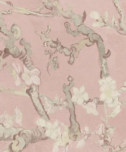 BN Van Gogh Wallpaper - Almond Blossom White Mint Les Jardins Royaux