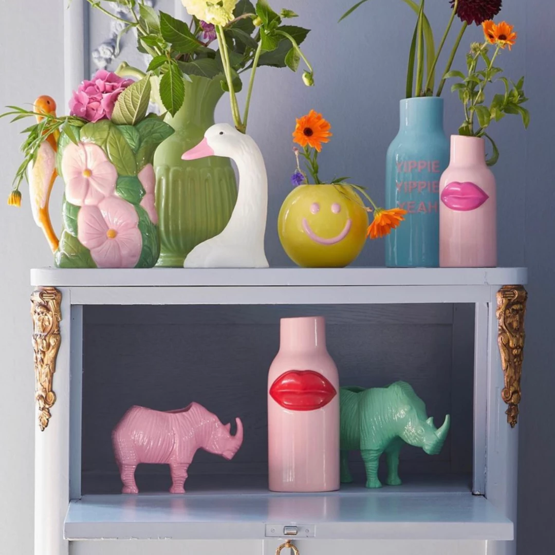 Rice DK Swan Head Ceramic Vase 5 Rice DK Swan Head Ceramic Vase