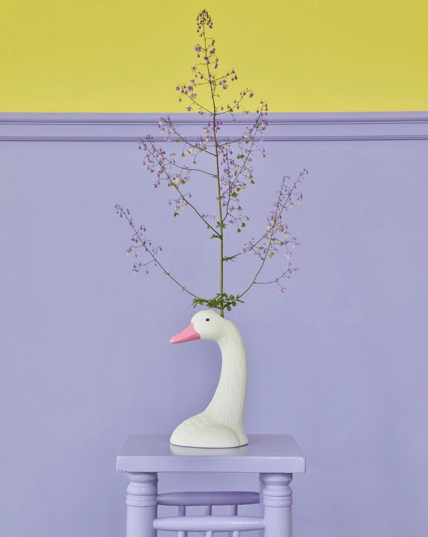 Rice DK Swan Head Ceramic Vase 6 Rice DK Swan Head Ceramic Vase