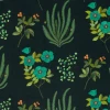 Liberty Fabrics Botanical Flora Velvet Wellington Fabric, Jade New