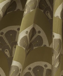 Liberty Fabrics Deco Scallop Multi Jacquard Fabric, Lichen New