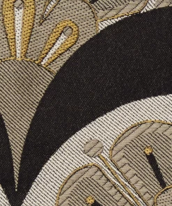 Liberty Fabrics New Deco Scallop Multi Jacquard Fabric, Pewter Dark 19 Liberty Fabrics New Deco Scallop Multi Jacquard Fabric, Pewter Dark