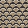 Liberty Fabrics New Deco Scallop Multi Jacquard Fabric, Pewter Dark