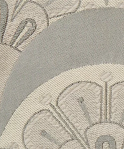 Liberty Fabrics New Deco Scallop Multi Jacquard Fabric, Pewter Dark 23 Liberty Fabrics New Deco Scallop Multi Jacquard Fabric, Pewter Dark