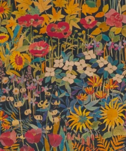 Liberty Fabrics Faria Flowers Vintage Velvet, Dragonfly & Blackberry