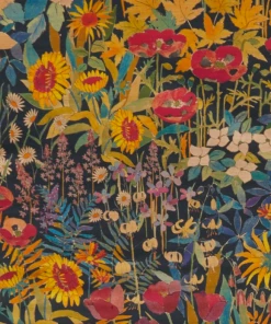 Liberty Fabrics Faria Flowers Vintage Velvet, Dragonfly & Blackberry