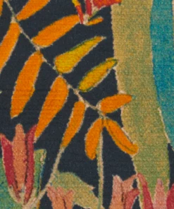 Liberty Fabrics Faria Flowers Vintage Velvet, Lichen & Marigold New