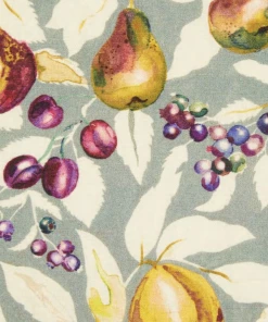 Liberty Fabrics New Fruit Billet Viscose Linen In Lemon Tree