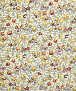 Liberty Fabrics New Fruit Billet Viscose Linen In Lemon Tree