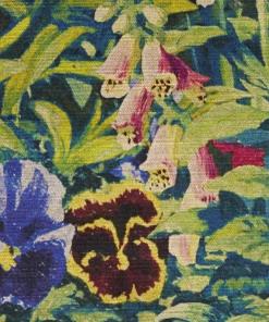 Liberty Fabrics Gails Garden Vintage Velvet In Dawn