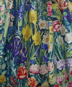 Liberty Fabrics Gails Garden Vintage Velvet In Dawn