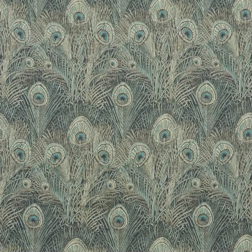 Liberty Fabrics New Hera Feather Ladbroke Linen, Jade 4 Liberty Fabrics New Hera Feather Ladbroke Linen, Jade