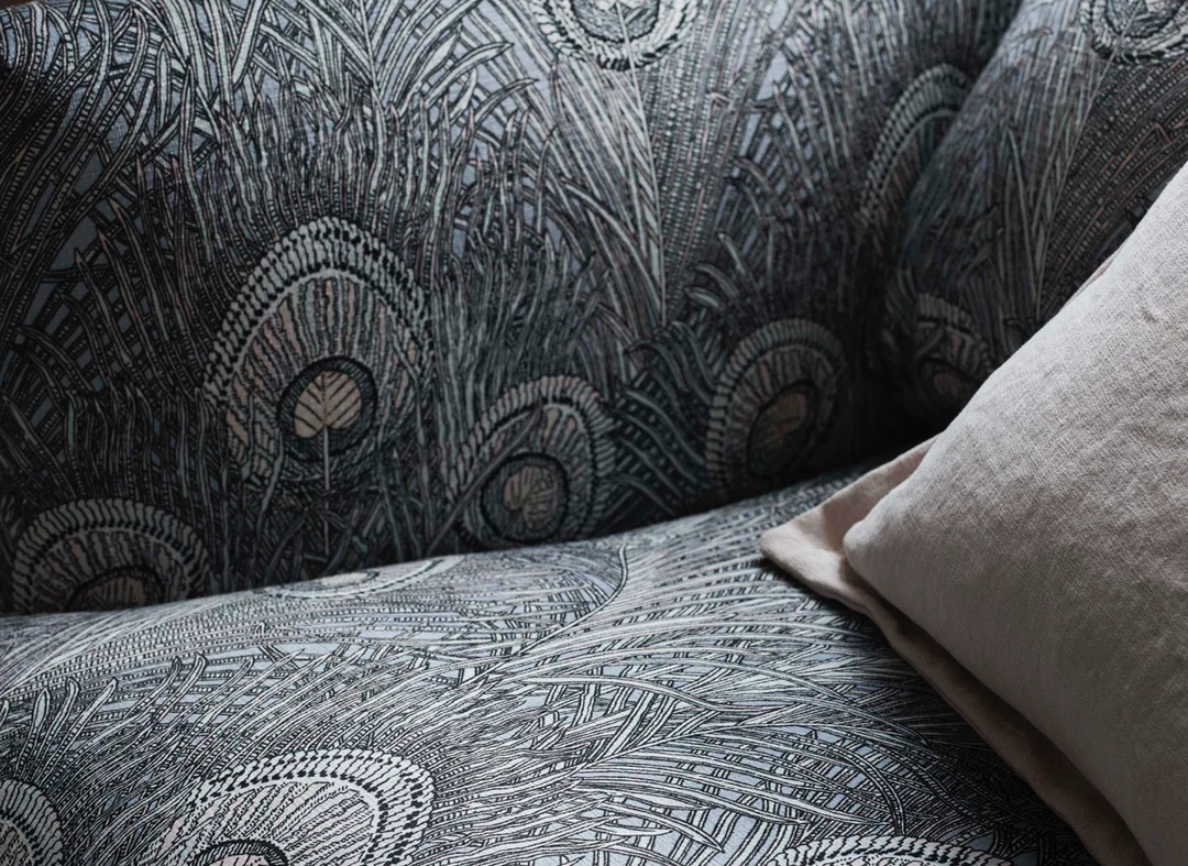 Liberty Fabrics Hera Feather Vintage Velvet, Jade 13 Liberty Fabrics Hera Feather Vintage Velvet, Jade