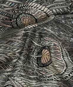 Liberty Fabrics Hera Feather Vintage Velvet, Pewter