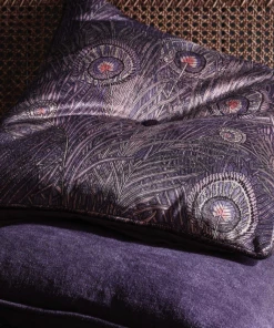 Liberty Fabrics New Hera Feather Vintage Velvet, Lapis