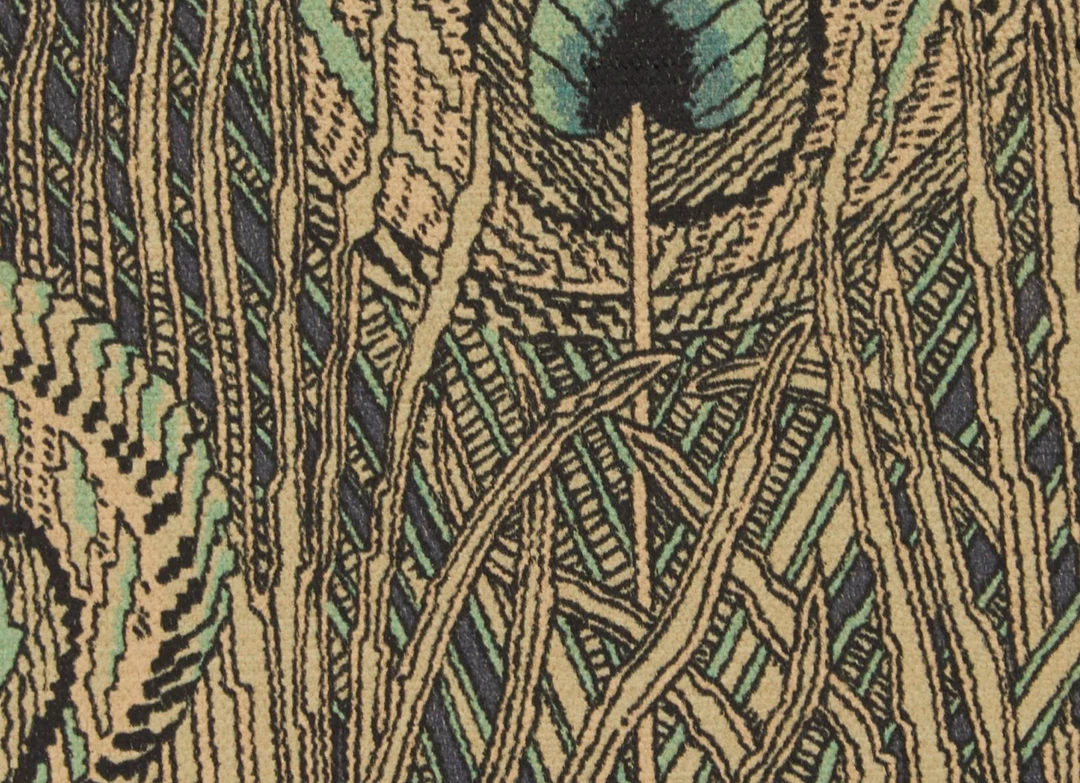 Liberty Fabrics Hera Feather Vintage Velvet, Jade 5 Liberty Fabrics Hera Feather Vintage Velvet, Jade