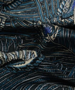 Liberty Fabrics Hera Feather Vintage Velvet, Pewter