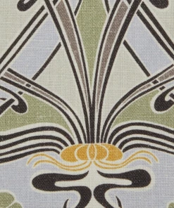 Liberty Fabrics Ianthe Bloom Multi Ladbroke Linen, Jade New