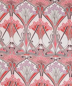 Liberty Fabrics New Ianthe Bloom Multi Ladbroke Linen, Lacquer