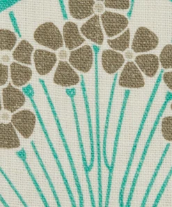 Liberty Fabrics Ianthe Bloom Multi Ladbroke Linen, Jade New