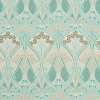 Liberty Fabrics Ianthe Bloom Multi Ladbroke Linen, Jade New