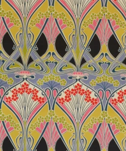 Liberty Fabrics Ianthe Bloom Multi Cotton Velvet, Lichen New 17 Liberty Fabrics Ianthe Bloom Multi Cotton Velvet, Lichen New