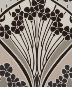 Liberty Fabrics Ianthe Bloom Multi Cotton Velvet, Dark Pewter