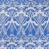 Liberty Fabrics New Ianthe Bloom Stencil Chiltern Linen, Lapis