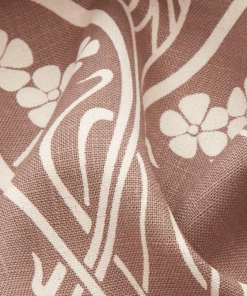 Liberty Fabrics Ianthe Bloom Stencil Chiltern Linen, Lacquer New