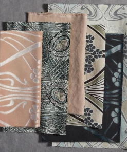 Liberty Fabrics Ianthe Velvet, Lichen Robin's Egg