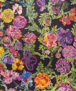 Liberty Fabrics Jeffery Rose Tree Vintage Velvet, Golden