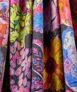 Liberty Fabrics Jeffery Rose Tree Vintage Velvet, Golden