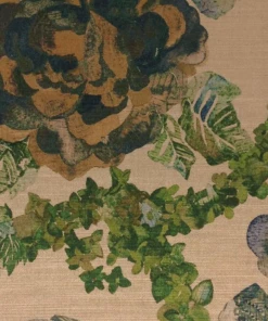 Liberty Fabrics Jeffery Rose Tree Vintage Velvet, Golden