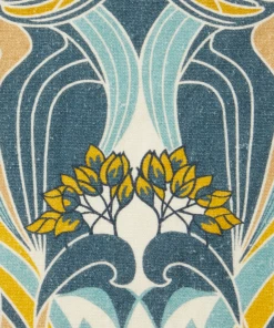 Liberty Fabrics Katherine Nouveau Emberton Linen, Lichen New