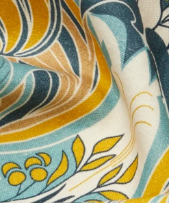 Liberty Fabrics Katherine Nouveau Emberton Linen, Jade New 32 Liberty Fabrics Katherine Nouveau Emberton Linen, Jade New