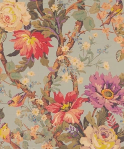 Liberty Fabrics New Lady Kristina Rose Vintage Velvet, Pewter