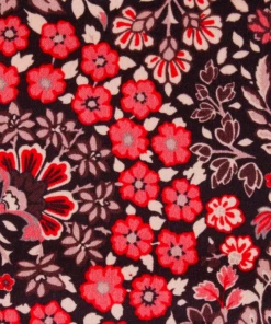 Liberty Fabrics New Marquess Garden Cotton Velvet, Lacquer