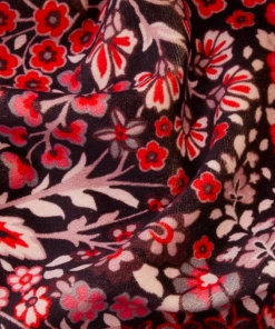 Liberty Fabrics New Marquess Garden Cotton Velvet, Lacquer