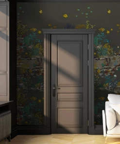 Josephine Munsey Underwater Jungle Wallpaper In Soft Aqua