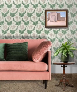 Annika Reed Studio Bindweed Wallpaper, Pink Trumpet