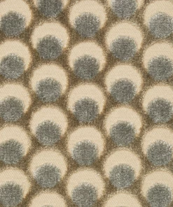 Liberty Fabrics Ottoman Spot Cut Velvet Fabric In Pewter