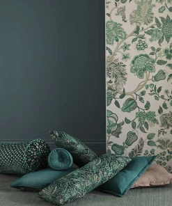 Liberty Fabrics Ottoman Spot Cut Velvet Fabric In Ointment Rose & Thorn 54 Liberty Fabrics Ottoman Spot Cut Velvet Fabric In Ointment Rose & Thorn