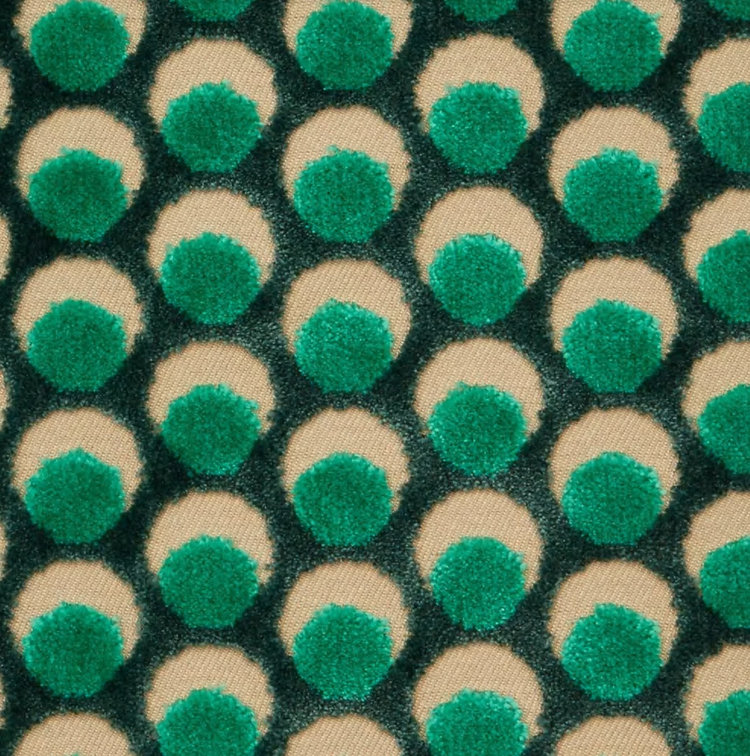 Liberty Fabrics Ottoman Spot Cut Velvet Fabric In Ointment Rose & Thorn 22 Liberty Fabrics Ottoman Spot Cut Velvet Fabric In Ointment Rose & Thorn