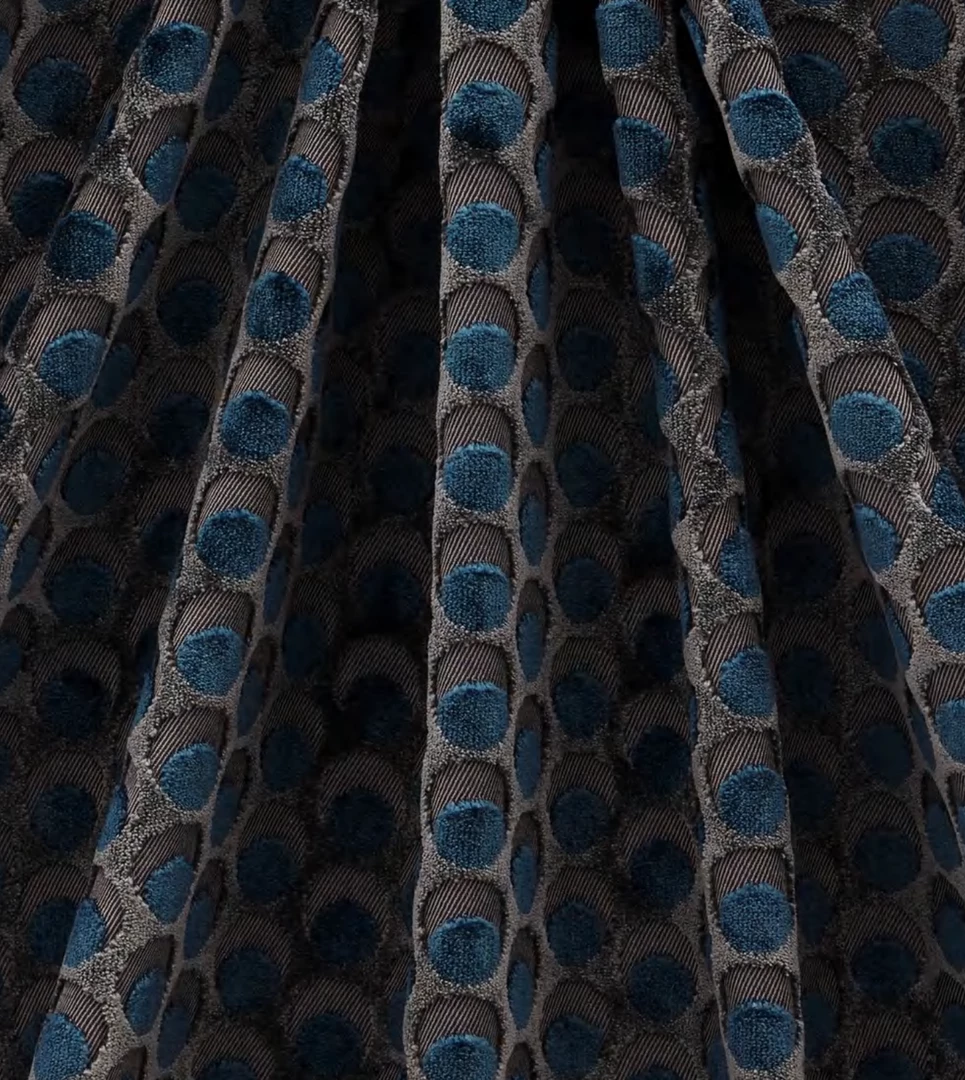 Liberty Fabrics Ottoman Spot Cut Velvet Fabric In Ointment Rose & Thorn 16 Liberty Fabrics Ottoman Spot Cut Velvet Fabric In Ointment Rose & Thorn