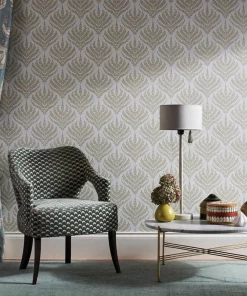 Liberty Fabrics Ottoman Spot Cut Velvet Fabric In Pewter