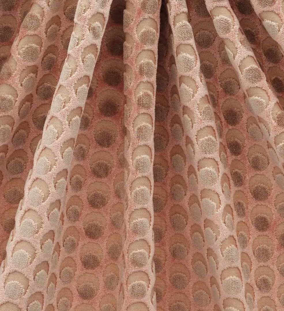 Liberty Fabrics Ottoman Spot Cut Velvet Fabric In Ointment Rose & Thorn 5 Liberty Fabrics Ottoman Spot Cut Velvet Fabric In Ointment Rose & Thorn