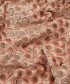 Liberty Fabrics Ottoman Spot Cut Velvet Fabric In Pewter