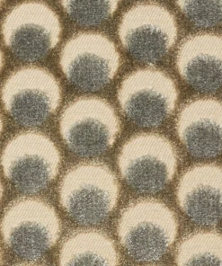 Liberty Fabrics Ottoman Spot Cut Velvet Fabric In Pewter