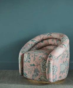 Liberty Fabrics Les Jardins Royaux Palampore Trail Landsdowne Linen In Lacquer