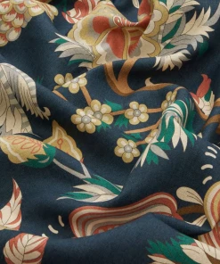 Liberty Fabrics Les Jardins Royaux Palampore Trail Landsdowne Linen In Lacquer